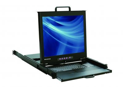 Консоль Broadrack Gemini 19 Dual Rail console, 19'' LCD D-Sub,  PS/2 и USB, разрешение 1280*1024,  в